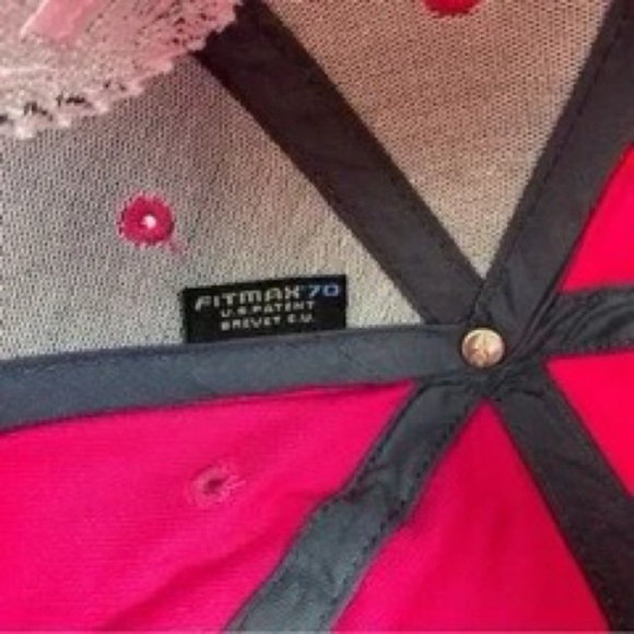 Ottawa Redblacks Pink Gray CFL Authentic Sideline Hat S/M - Picture 2 of 5